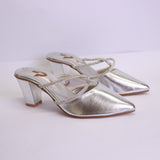 WOMEN 2 Women Fancy Court Shoes Back Open DA157
