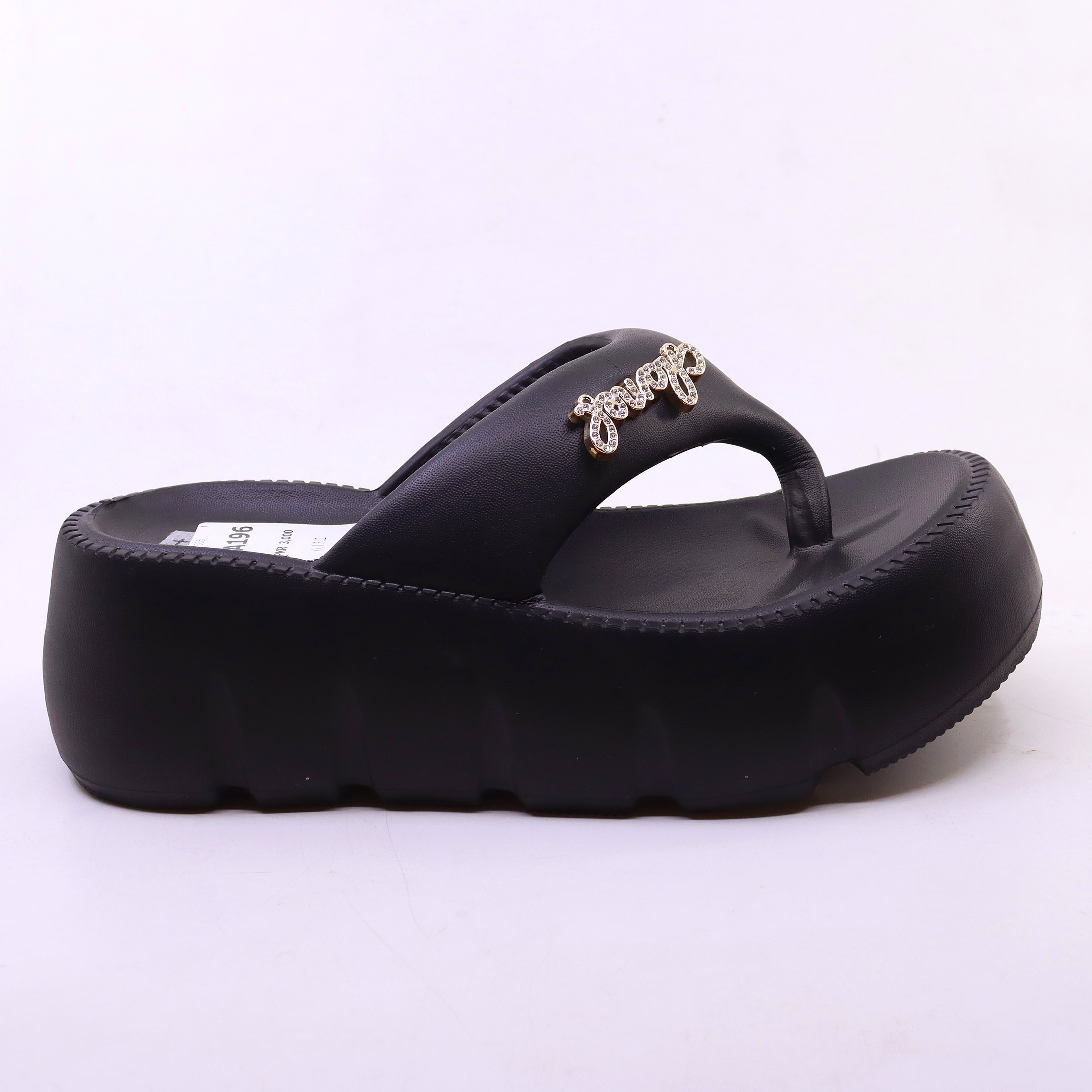 Women's Casual Flat Slippers - Black
