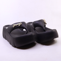 BLACK-Women Casual Softy Slippers (N)