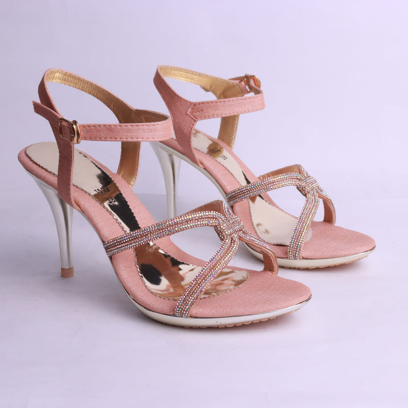 Glossy black party heels – fancy and bold