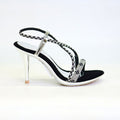 Glossy black party heels – fancy and bold