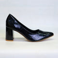 Women’s leather heel court shoes – stylish and comfortable for daily wear