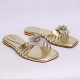 WOMEN FLOWER FLAT