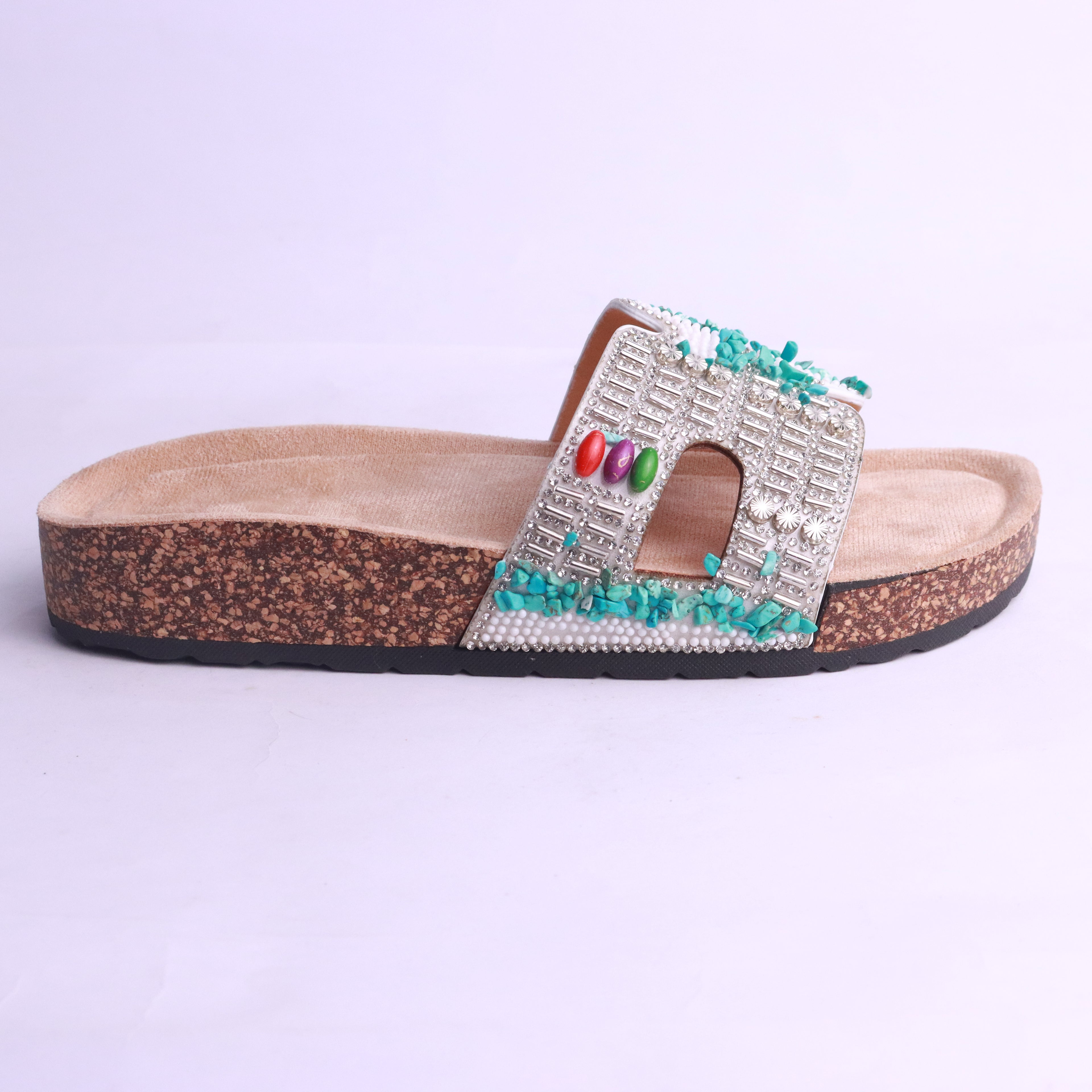 silver Best women's slippers for home wear – soft fabric, slip-on style