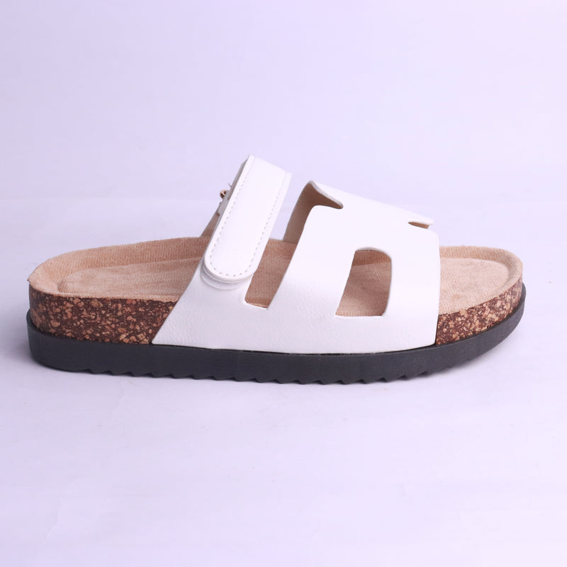 ladies white slipper picture