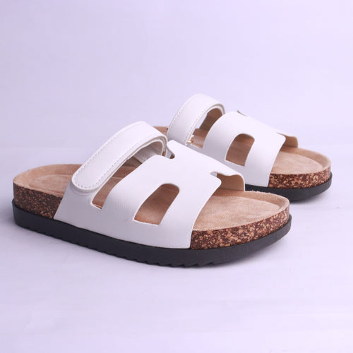 white slippers