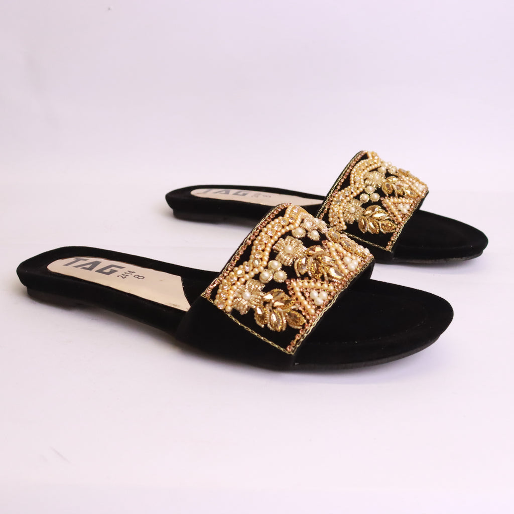 Women's Fancy Flat Slippers – DA589