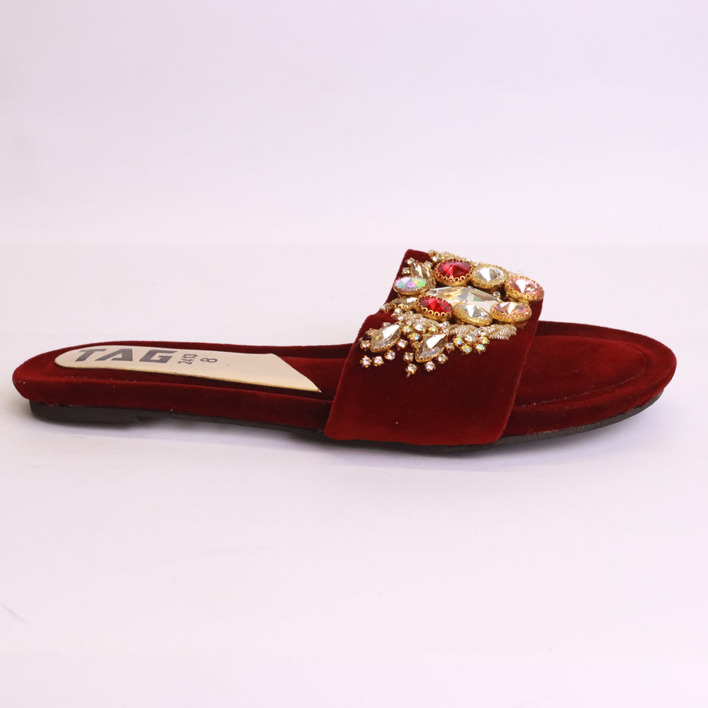 Women's Fancy Flat Slippers – DA590