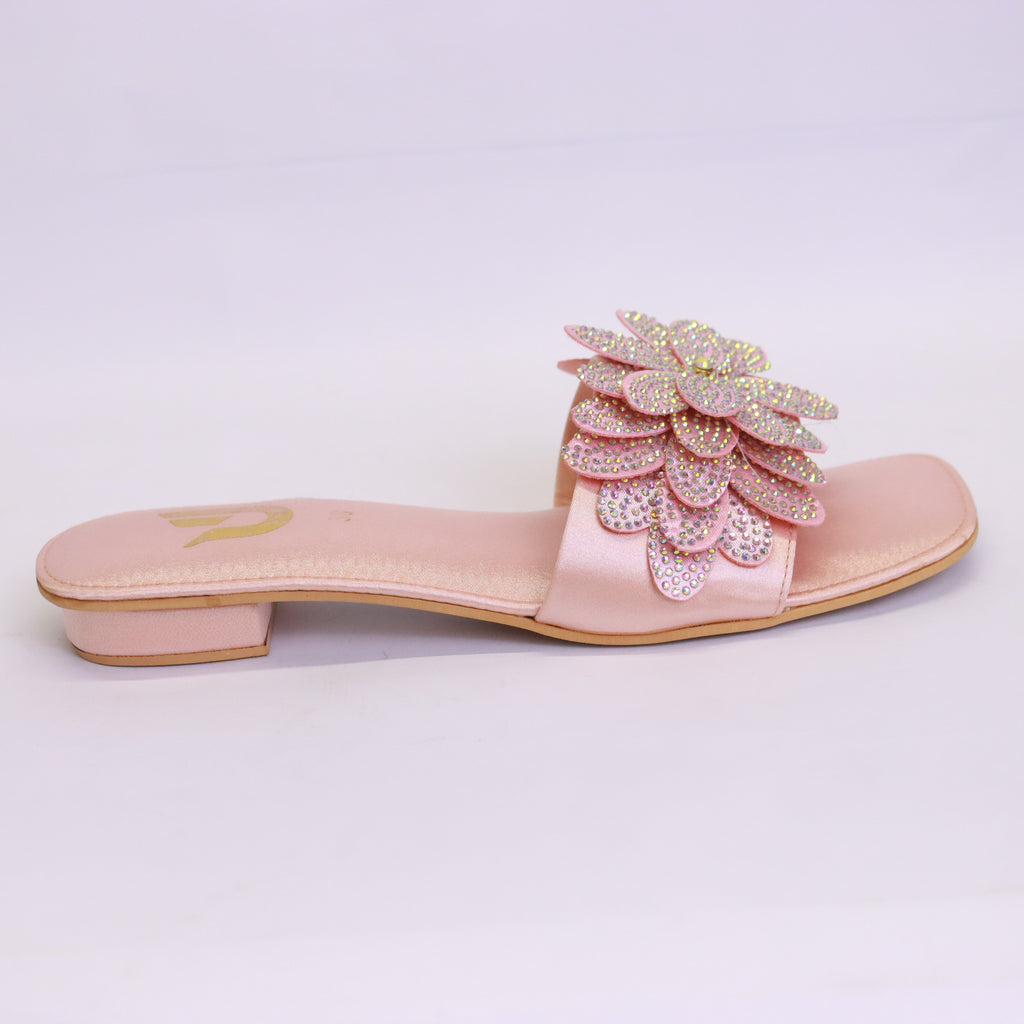 Women's Fancy Flat Slippers – DA647 (Fone)