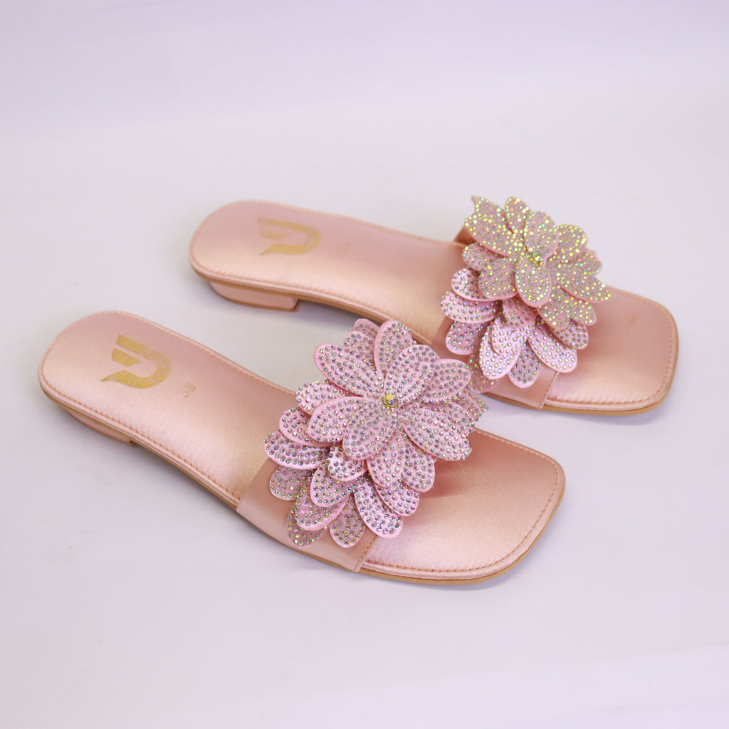 Women's Fancy Flat Slippers – DA647 (Fone)