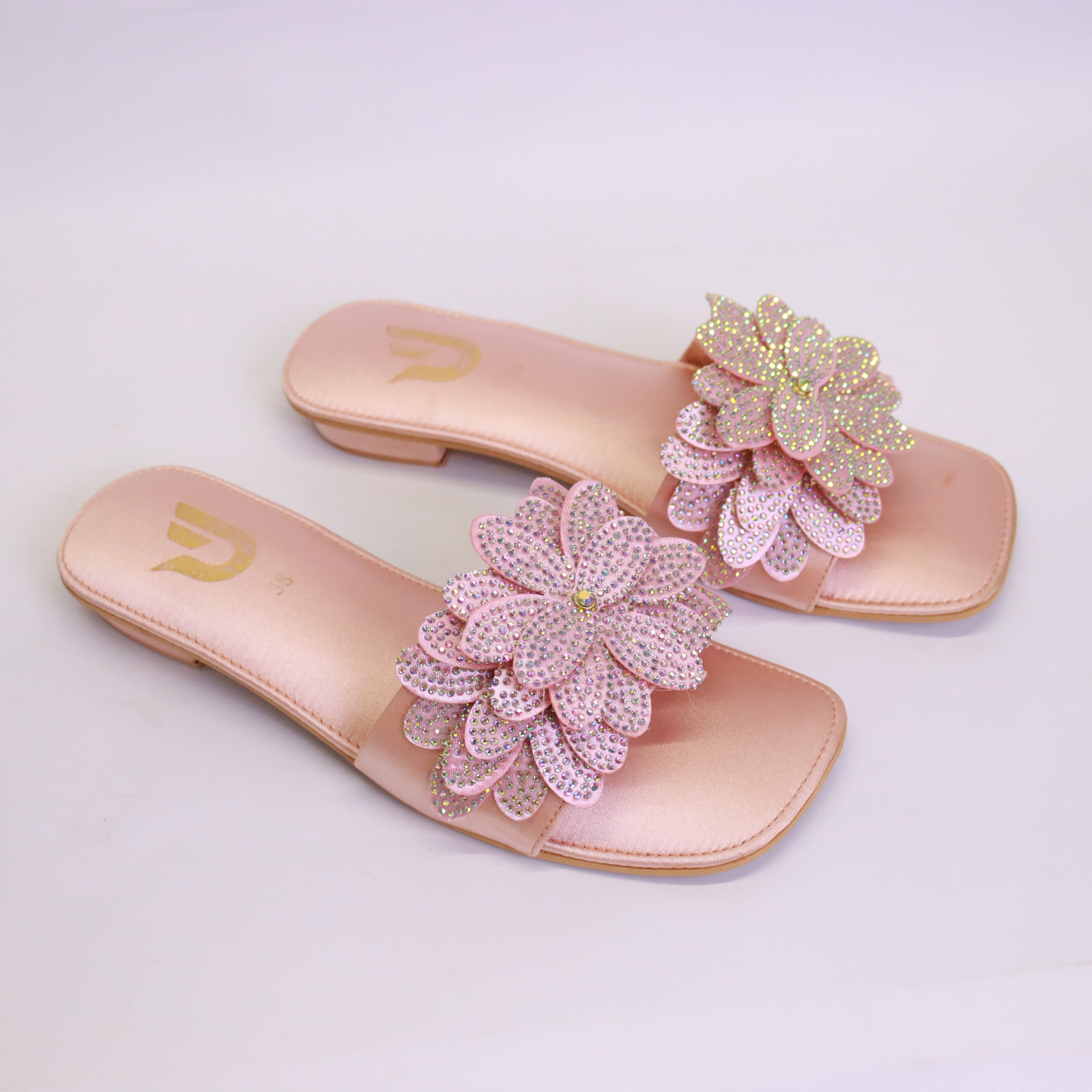Women's Fancy Flat Slippers – DA647 (Fone)