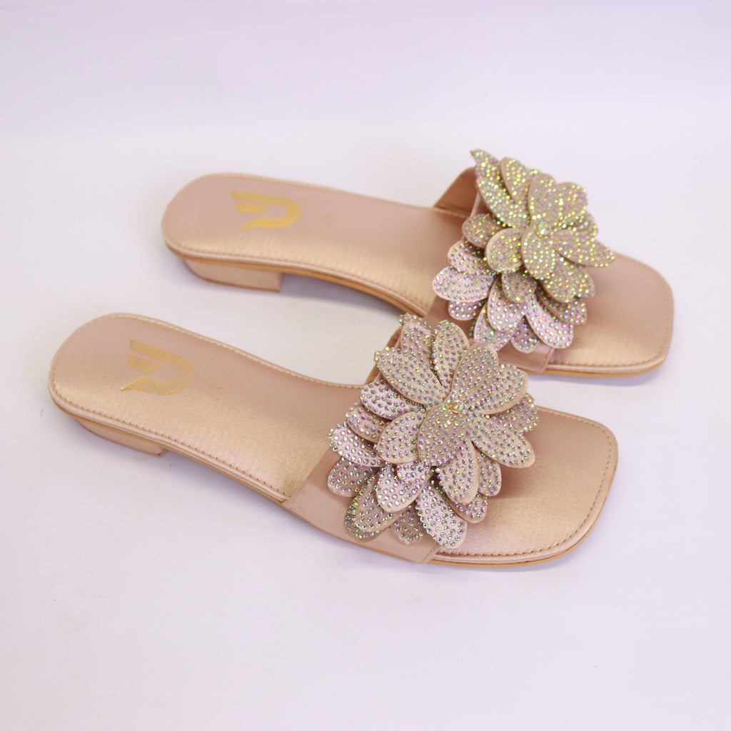 Women's Fancy Flat Slippers – DA647 (Fone)