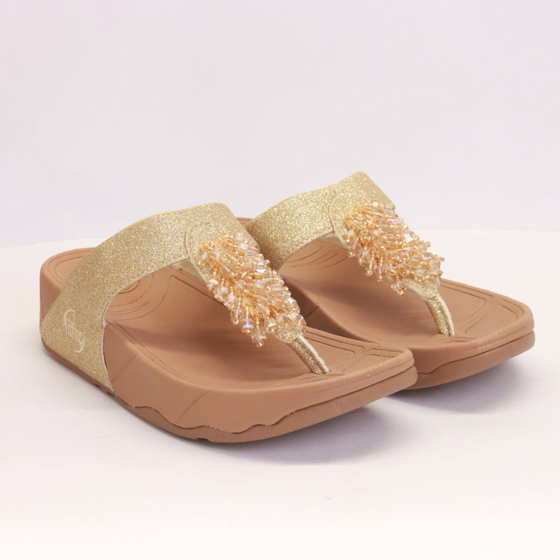 FitFlop Floral gold front