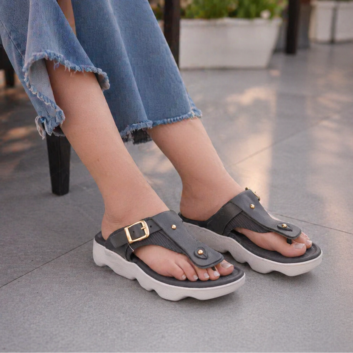 Women's Fancy Flat Slippers – DA905