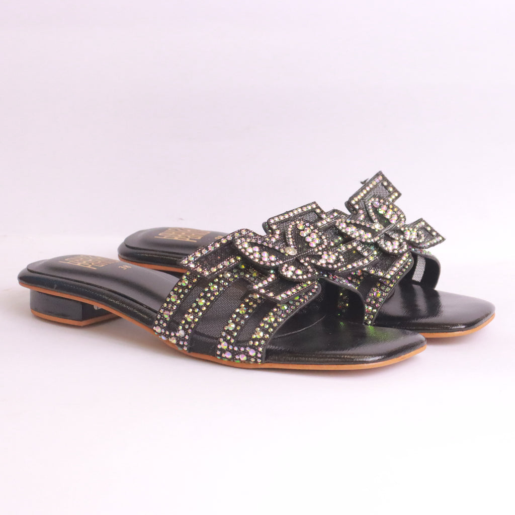Women's Party Wear Heel Slippers – DA912