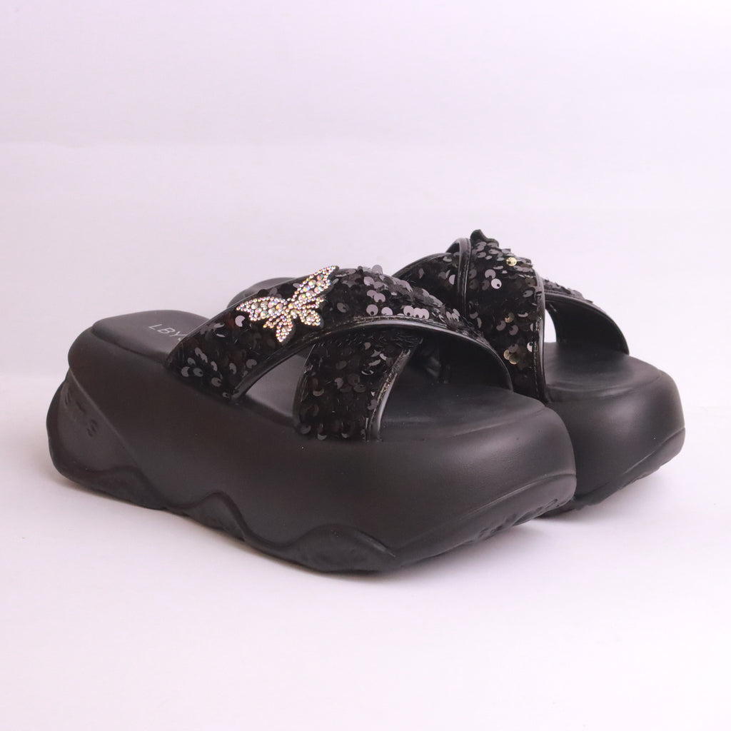 Women's Party Wear Heel Slippers – DA939
