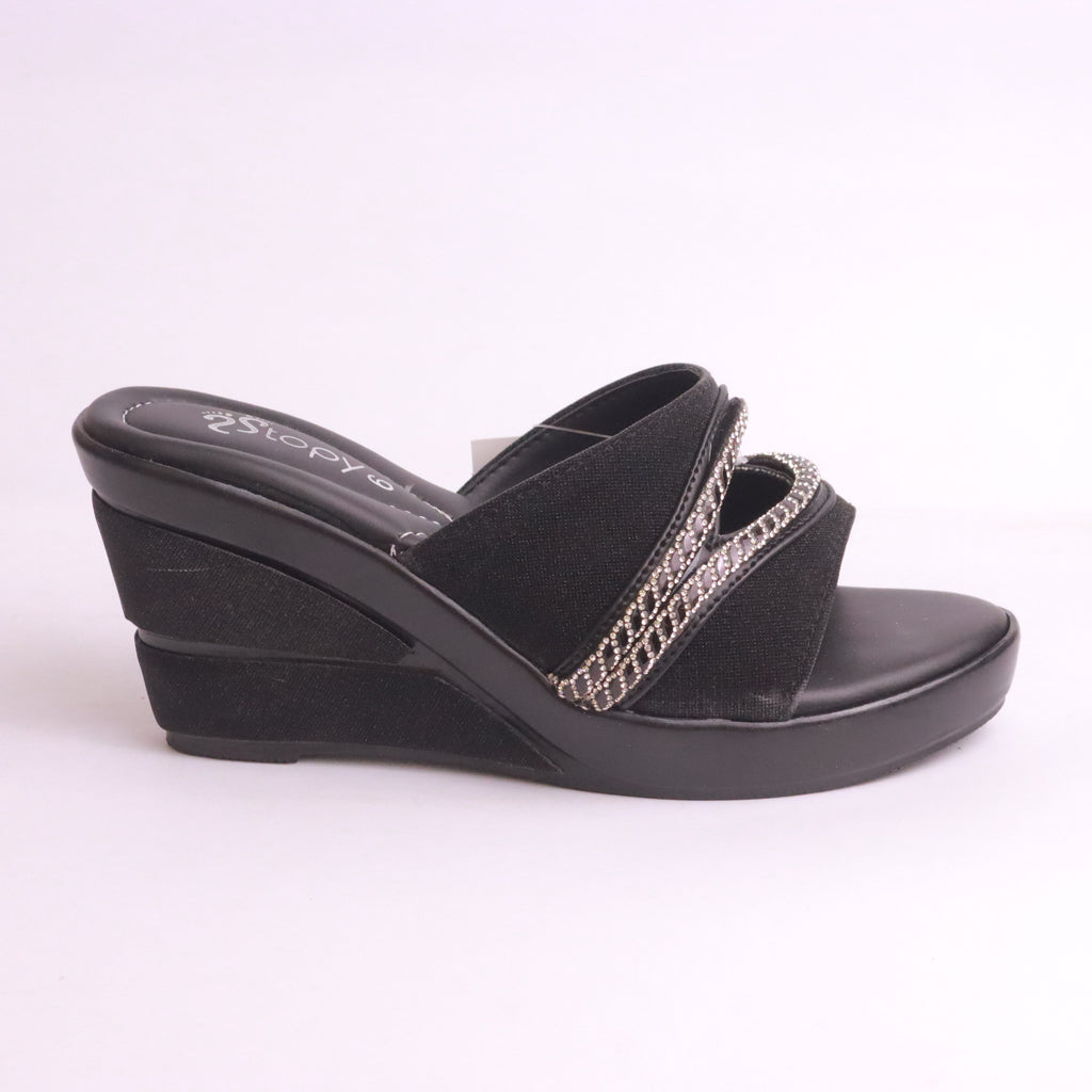Women's Party Wear Heel Slippers – DA948