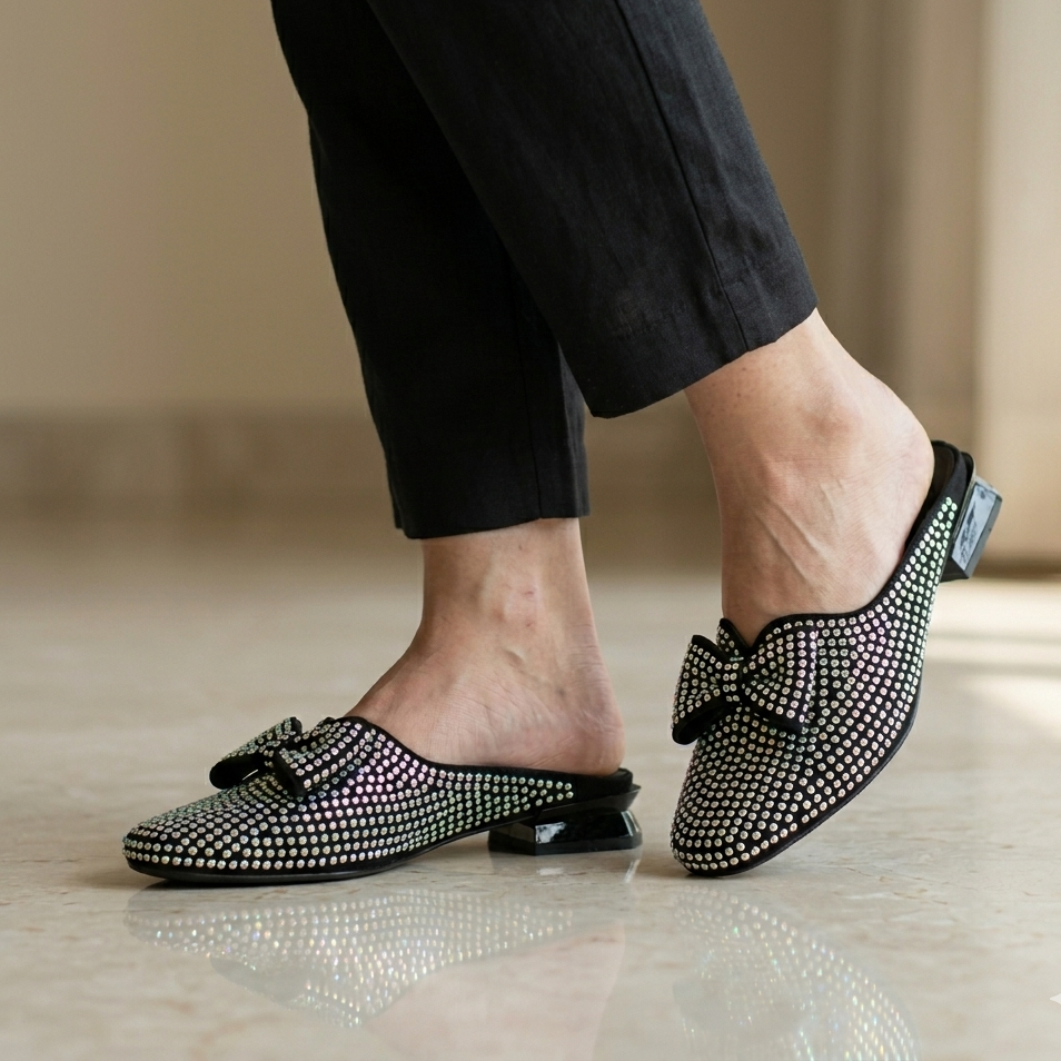 Women's Party Wear Heel Slippers – DA951
