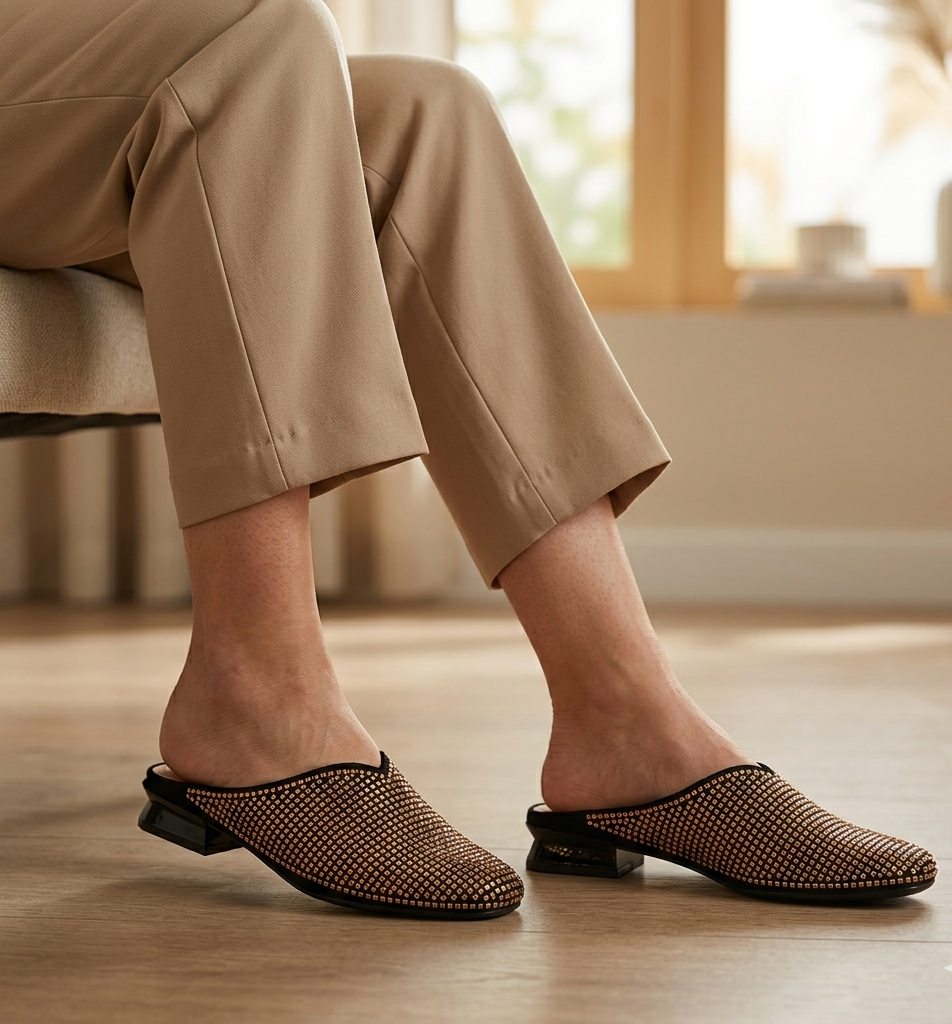 Women's Party Wear Heel Slippers – DA952