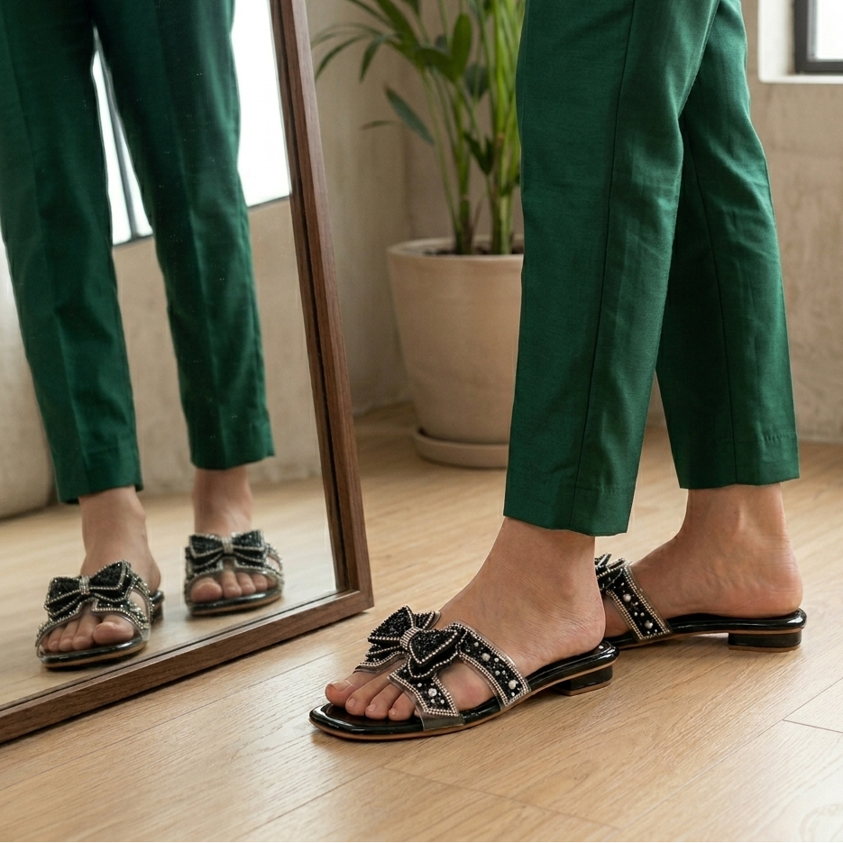 Women's Fancy Flat Slippers – DA956