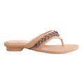 Parish Footwear DA958 women fancy flat slippers in fone – elegant occasion footwear Pakistan