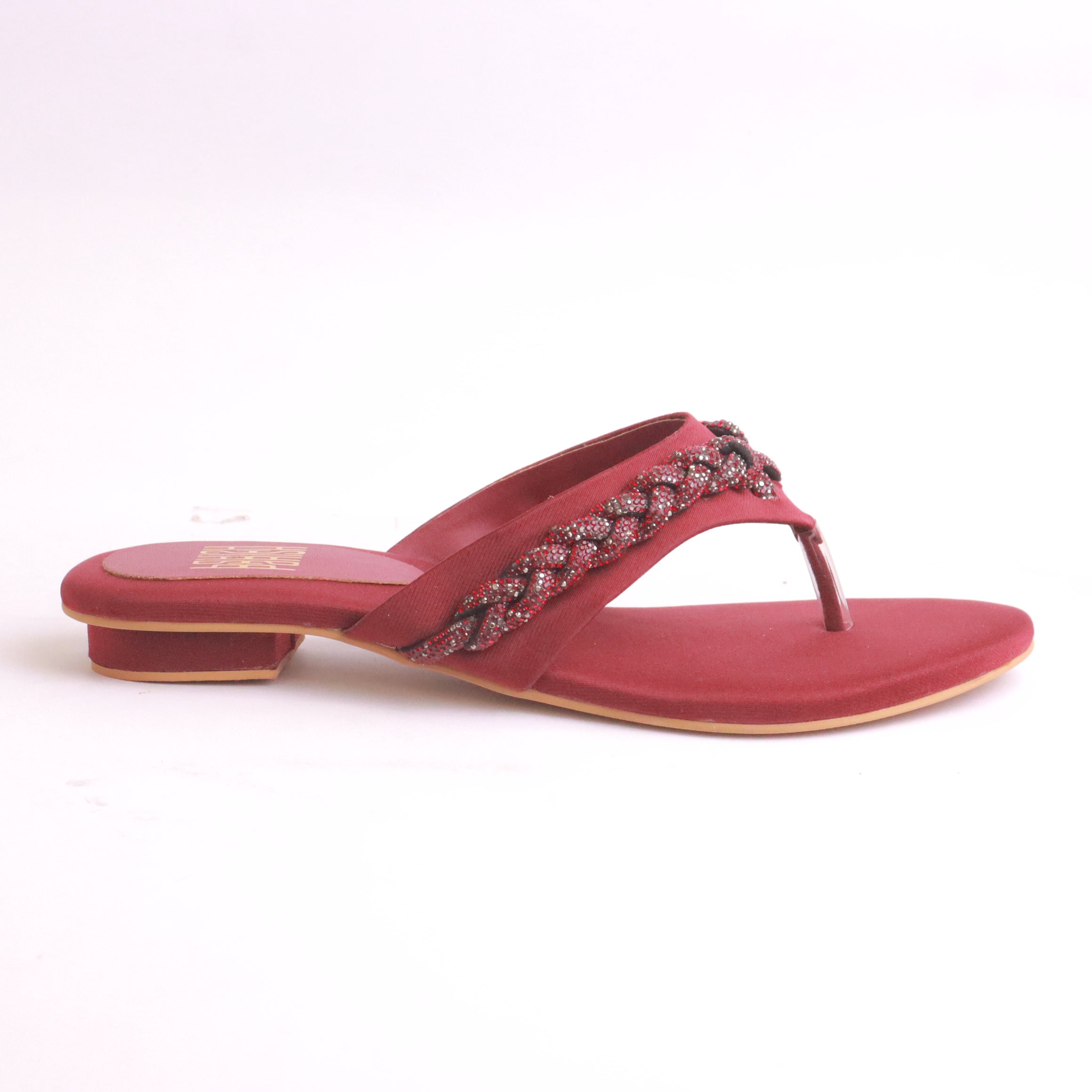 Women's Fancy Flat Slippers – DA958 (Black)