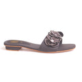 Women's Fancy Flat Slippers – DA975 (Black)