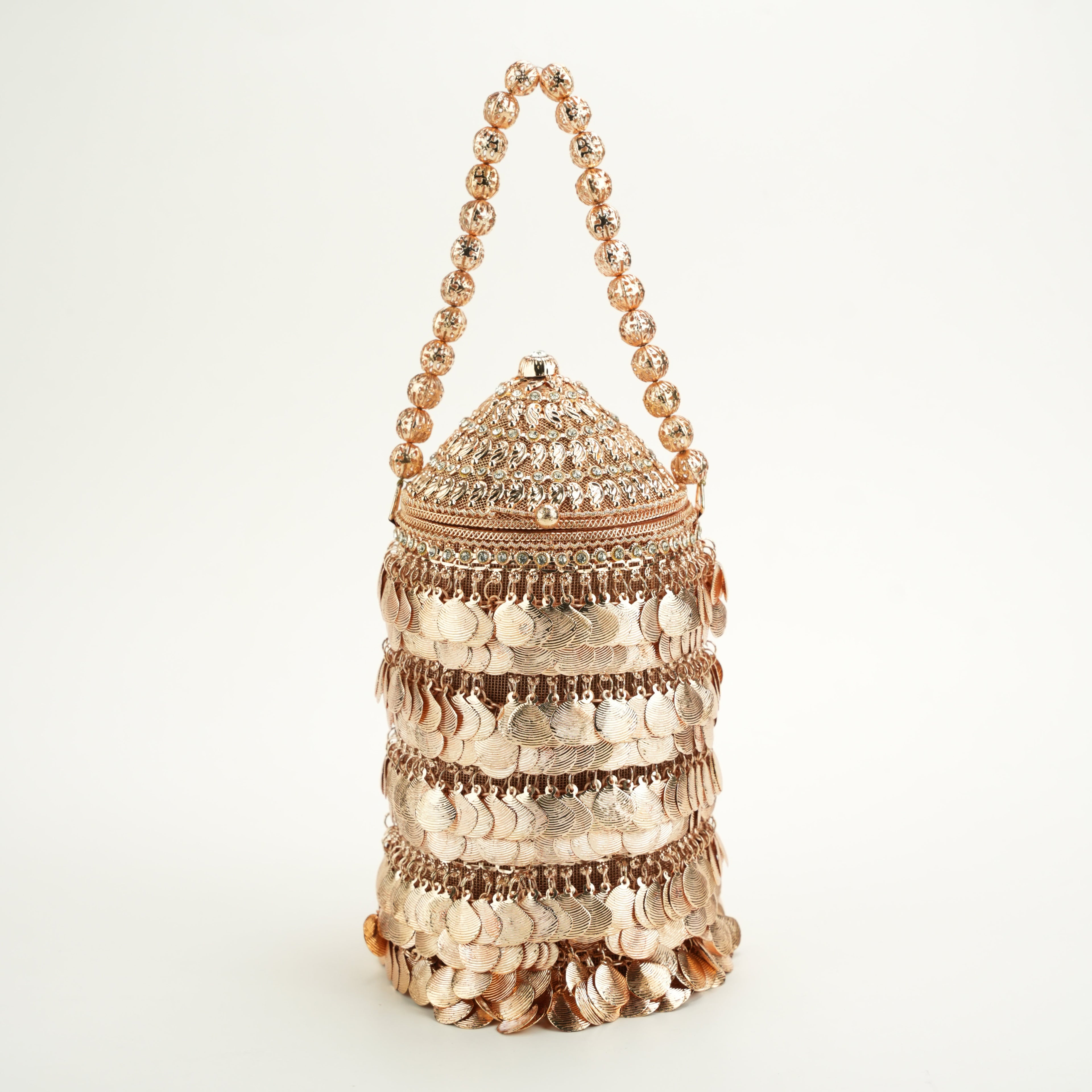 Bridal clutch (PEACH)