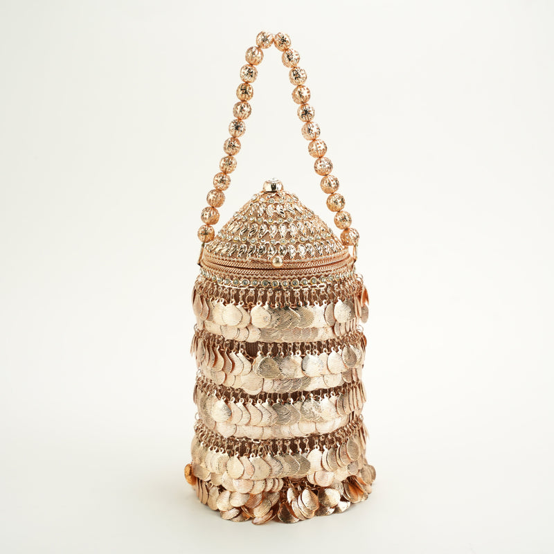 Bridal clutch (PEACH)