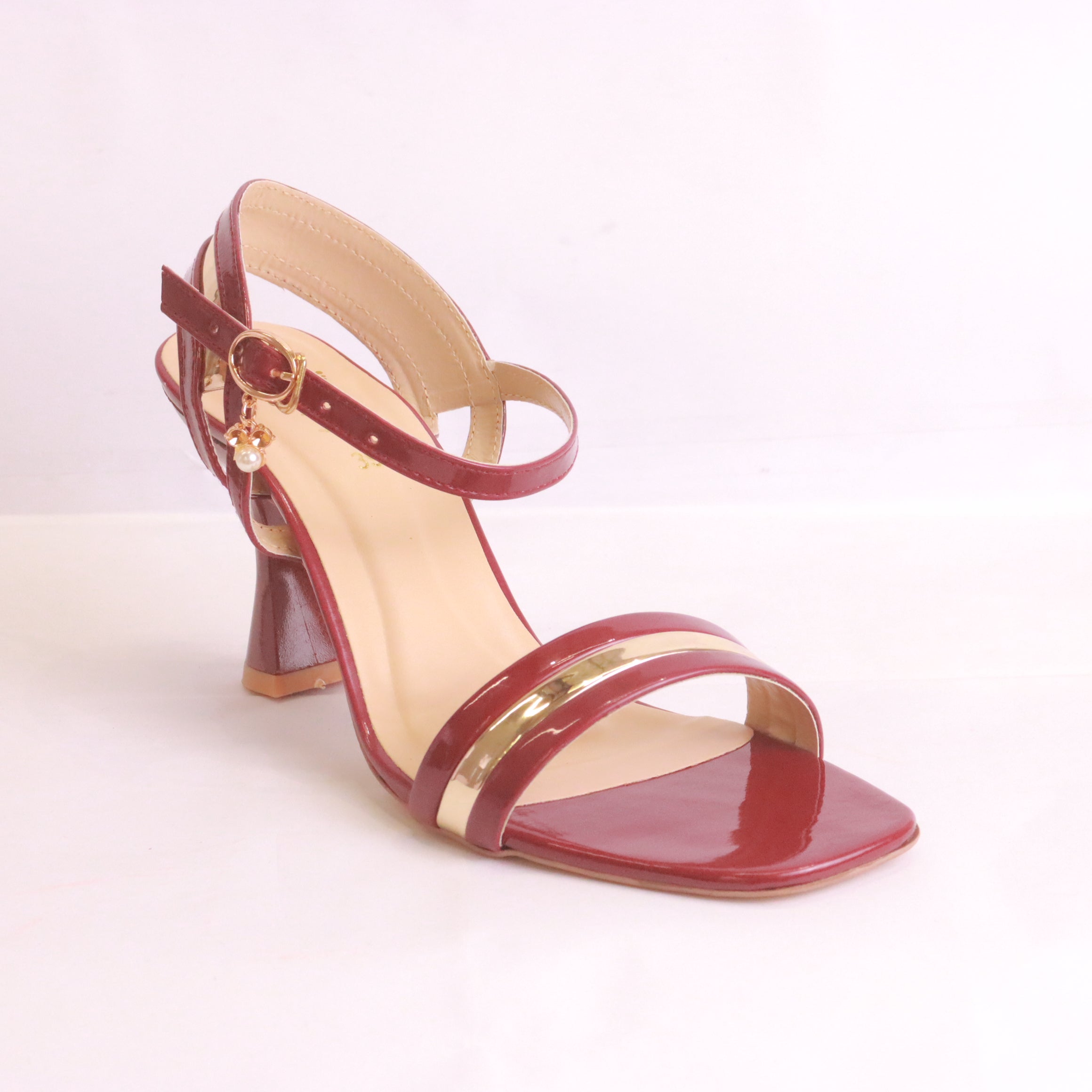 Women's Fancy Sandals – EA009 (Maroon)