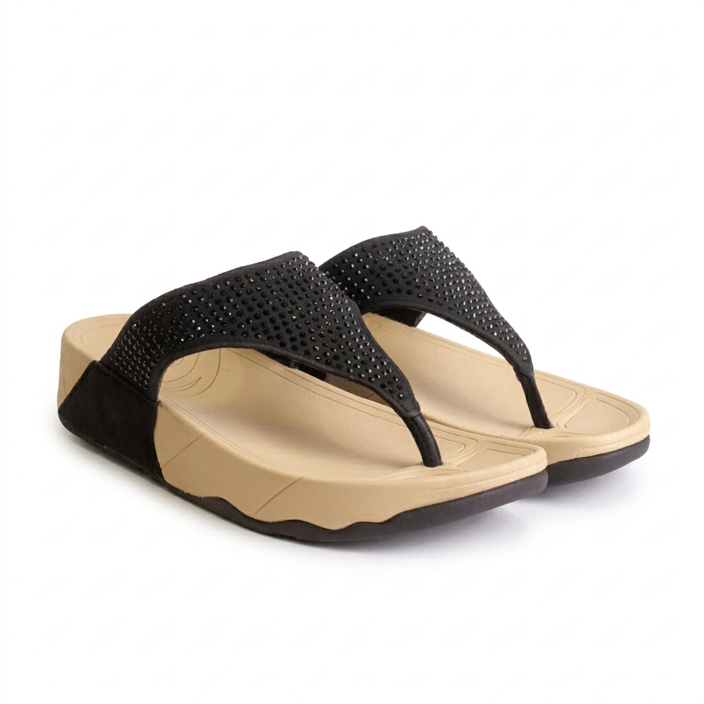 Women's Fancy Sandals – EA006 (Black)