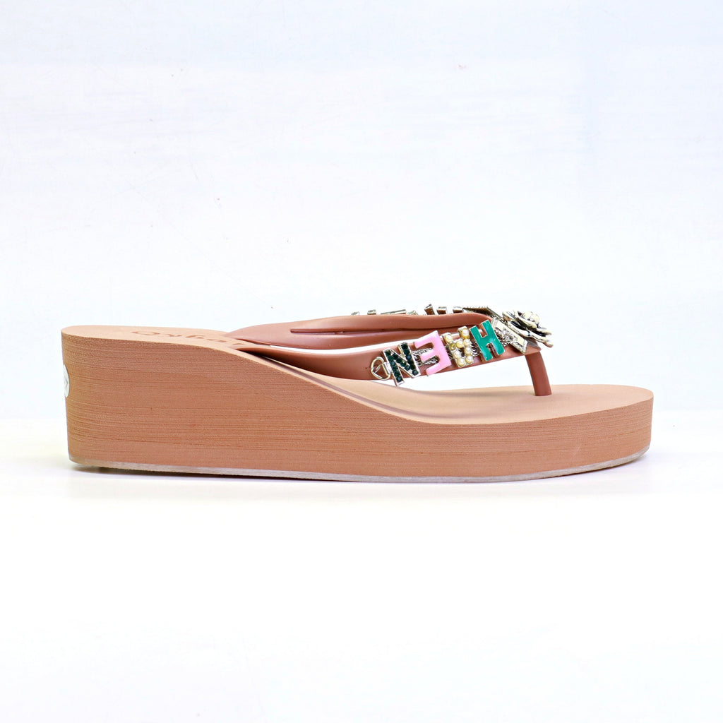WOMEN WEDGE SLIPPER LB178