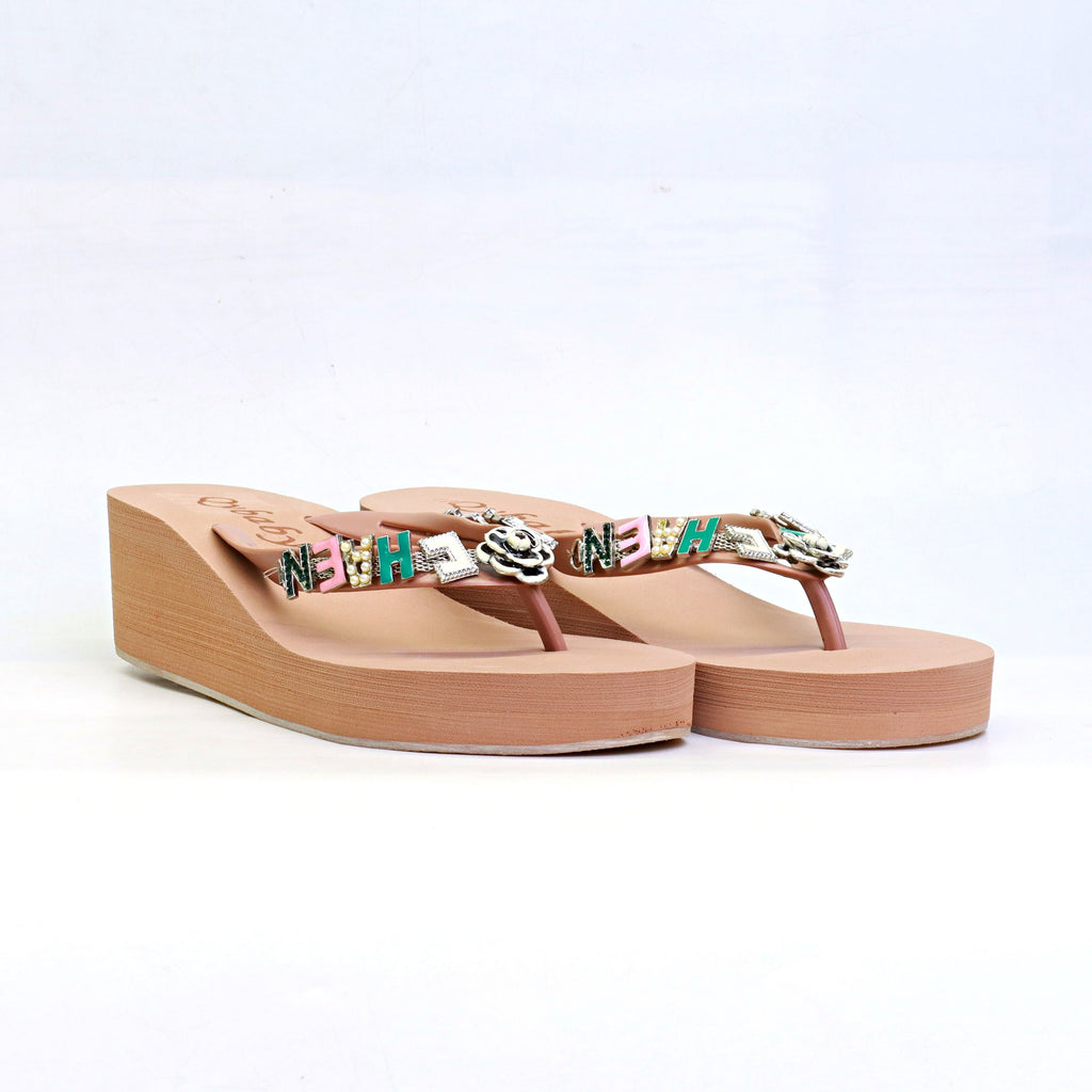 WOMEN WEDGE SLIPPER LB178