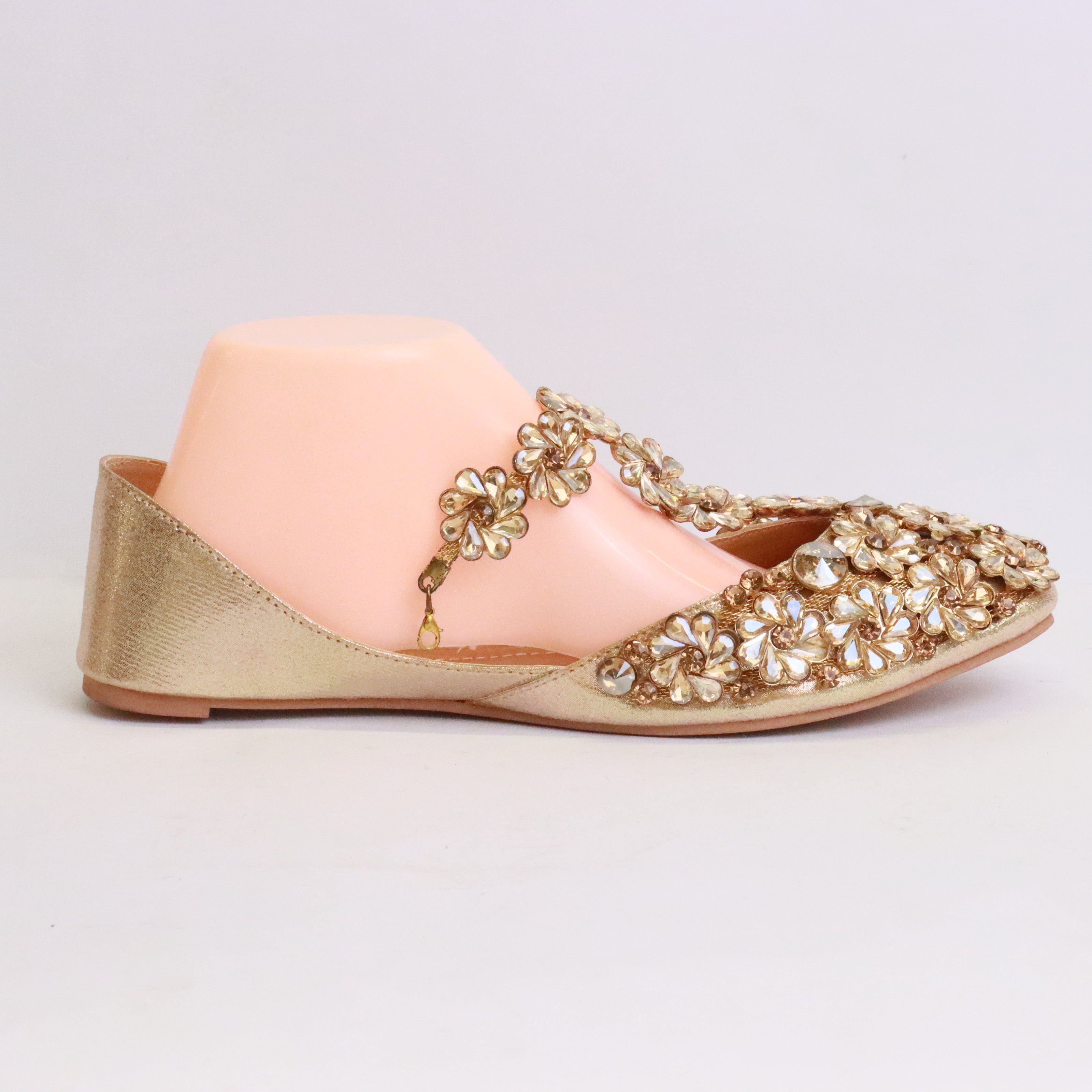 Women's Casual Flat Slippers - Light Golden