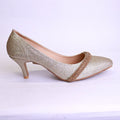 LB656 – Women's Party Heels (Light Golden & Peach)