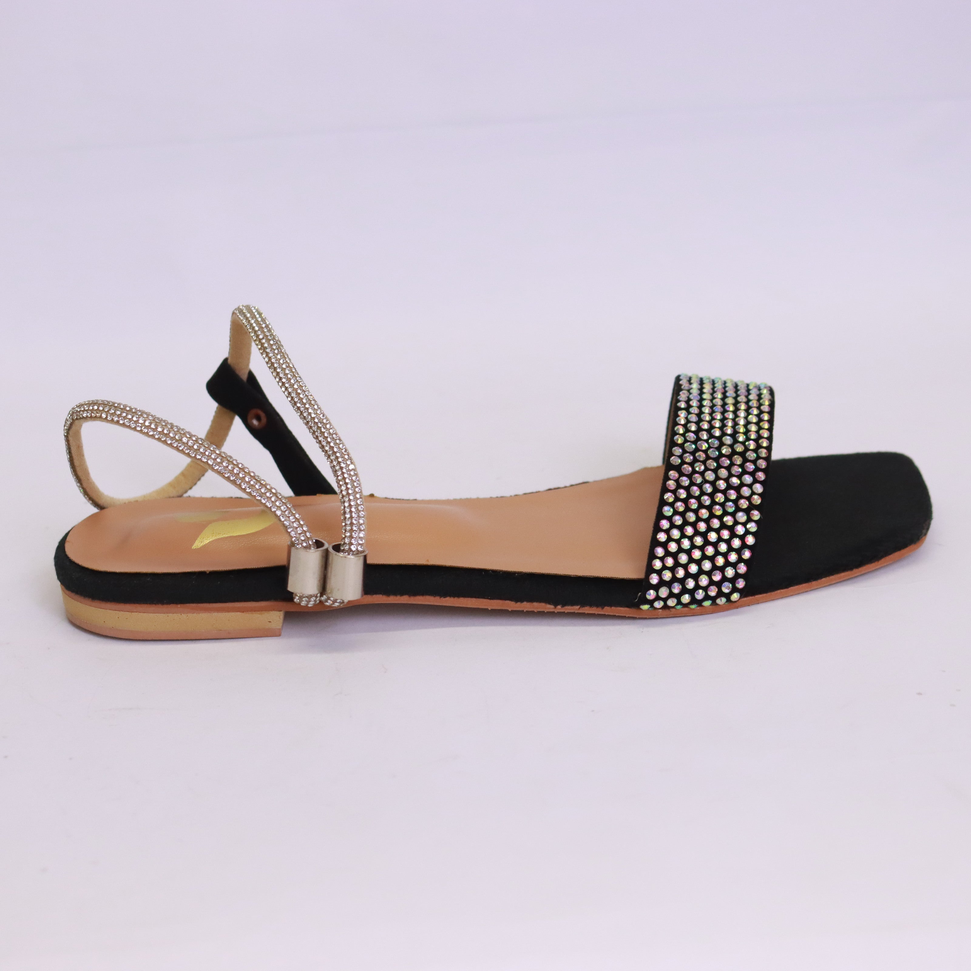 Women's Casual Flat Slippers - Black