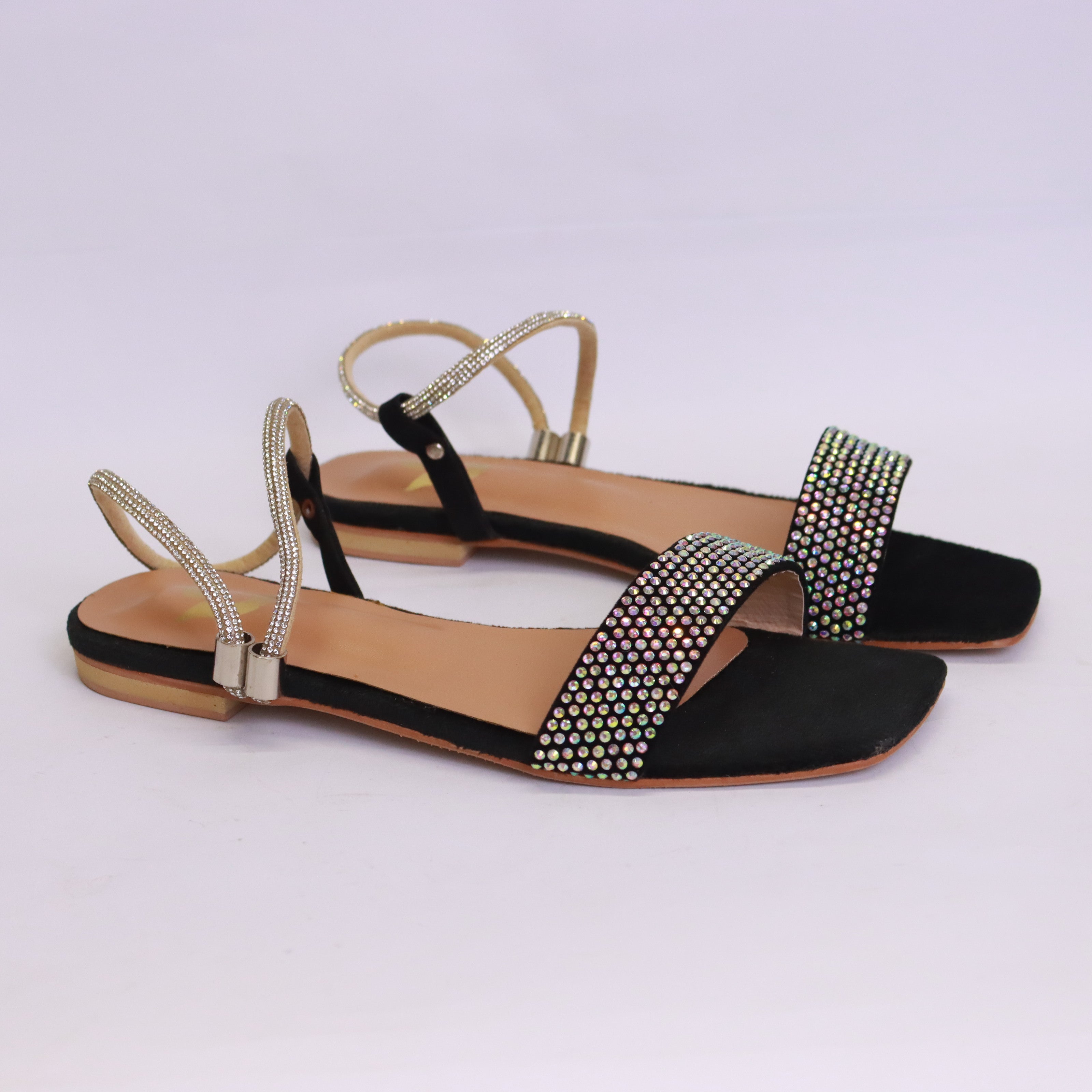 Women's Casual Flat Slippers - Black