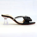 Crystal Block Heels