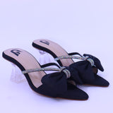 Crystal Block Heels