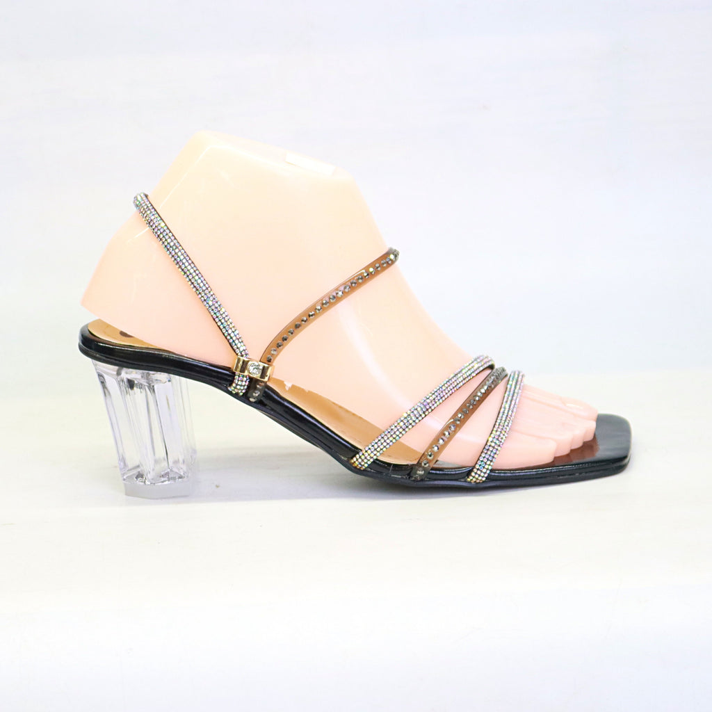 Women's Casual Heel Shoes - Black