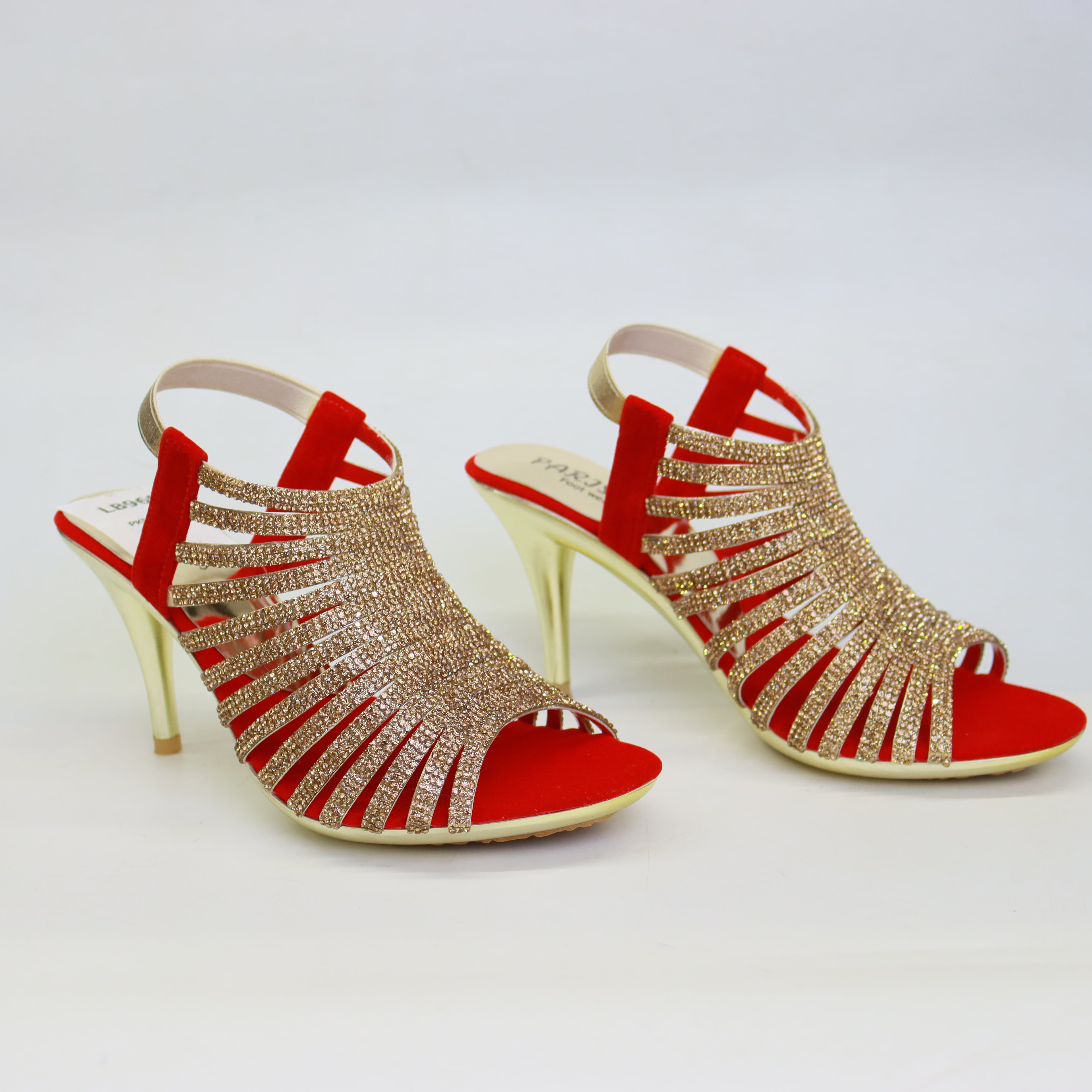WOMEN HEELS SANDAL (SILVER)