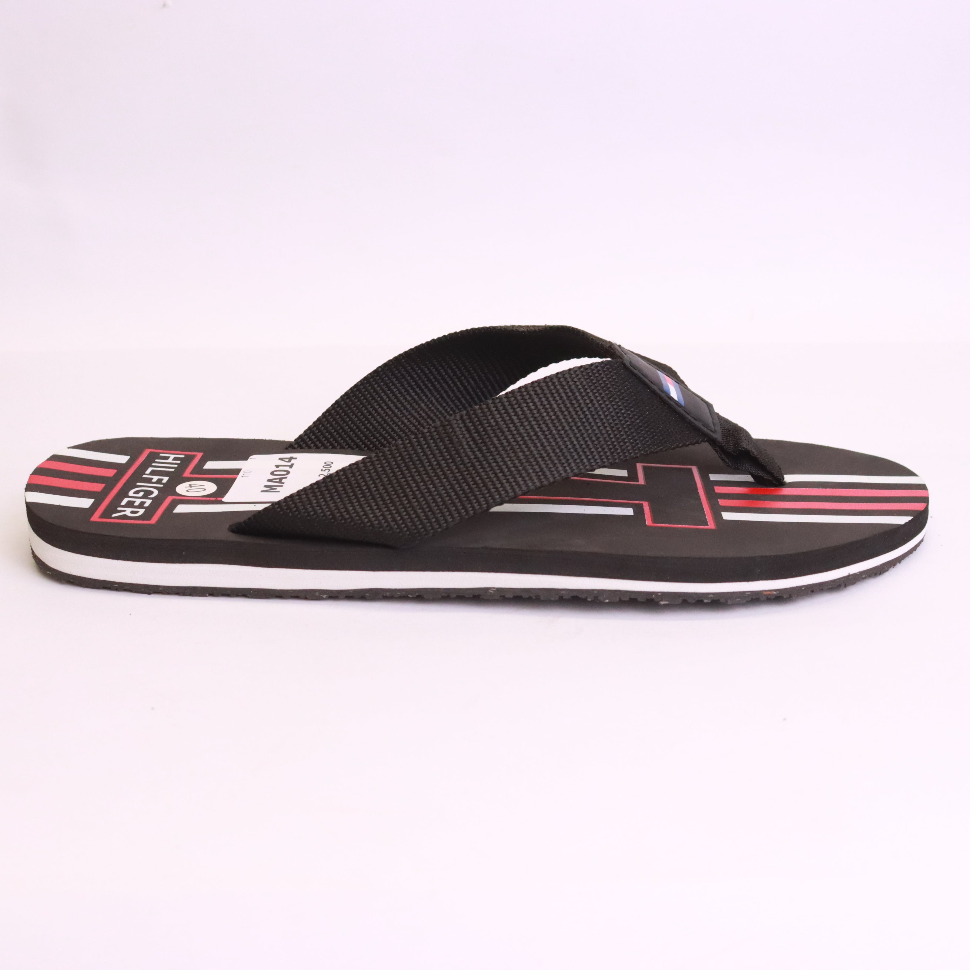 Men's black casual slippers - MA014