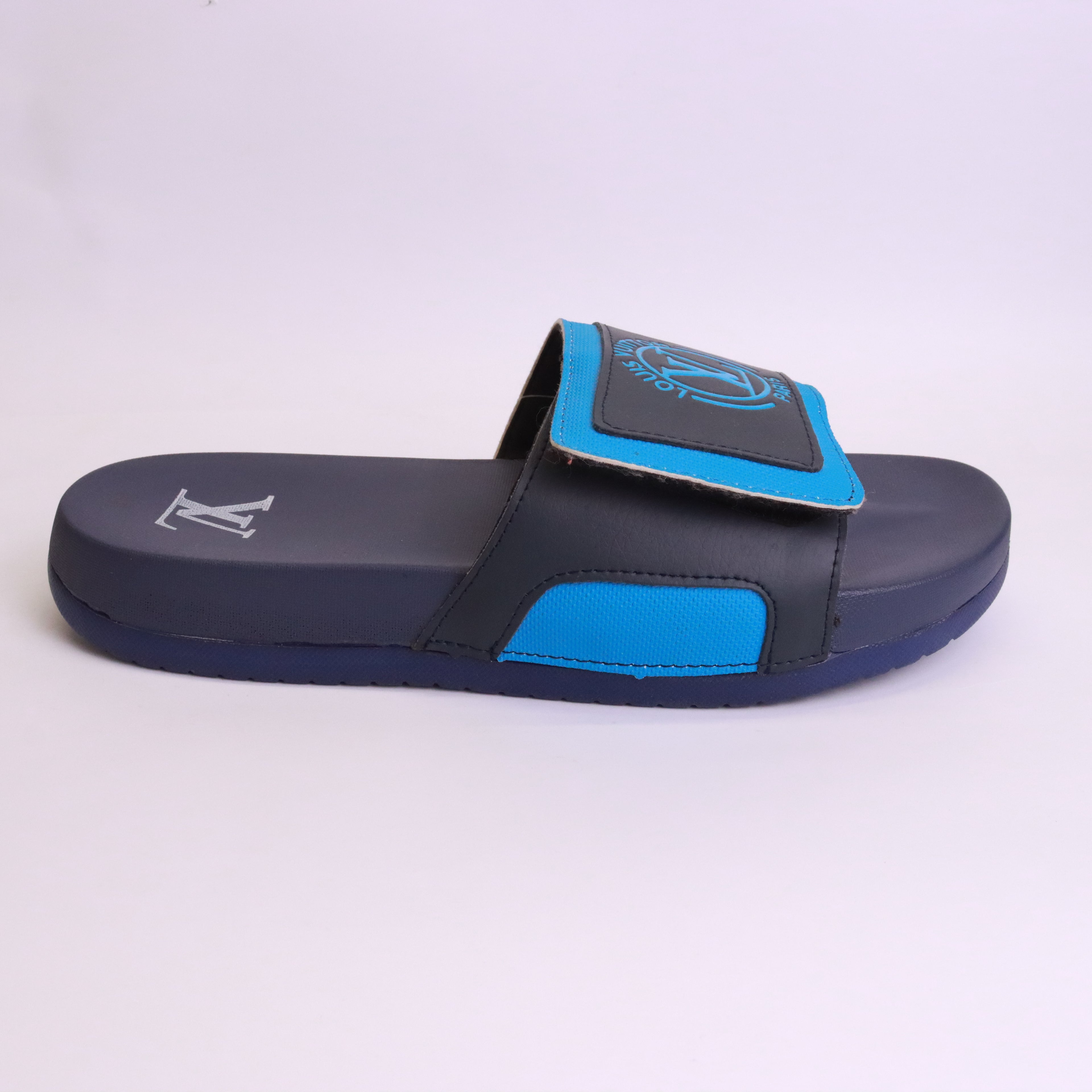 Men's blue slipper slides - MA229