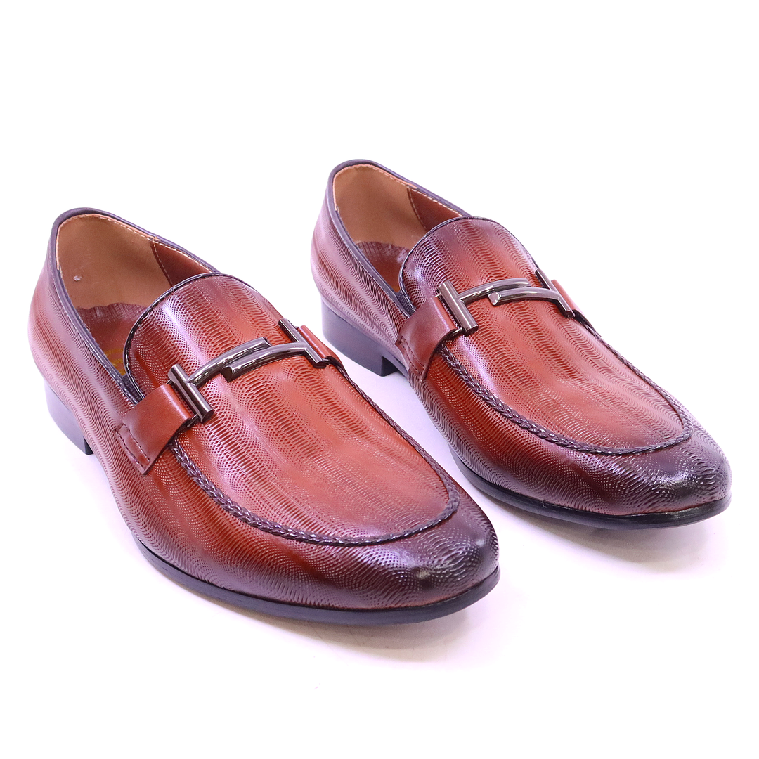 BLACK-Men Formal Moccasins Shoes