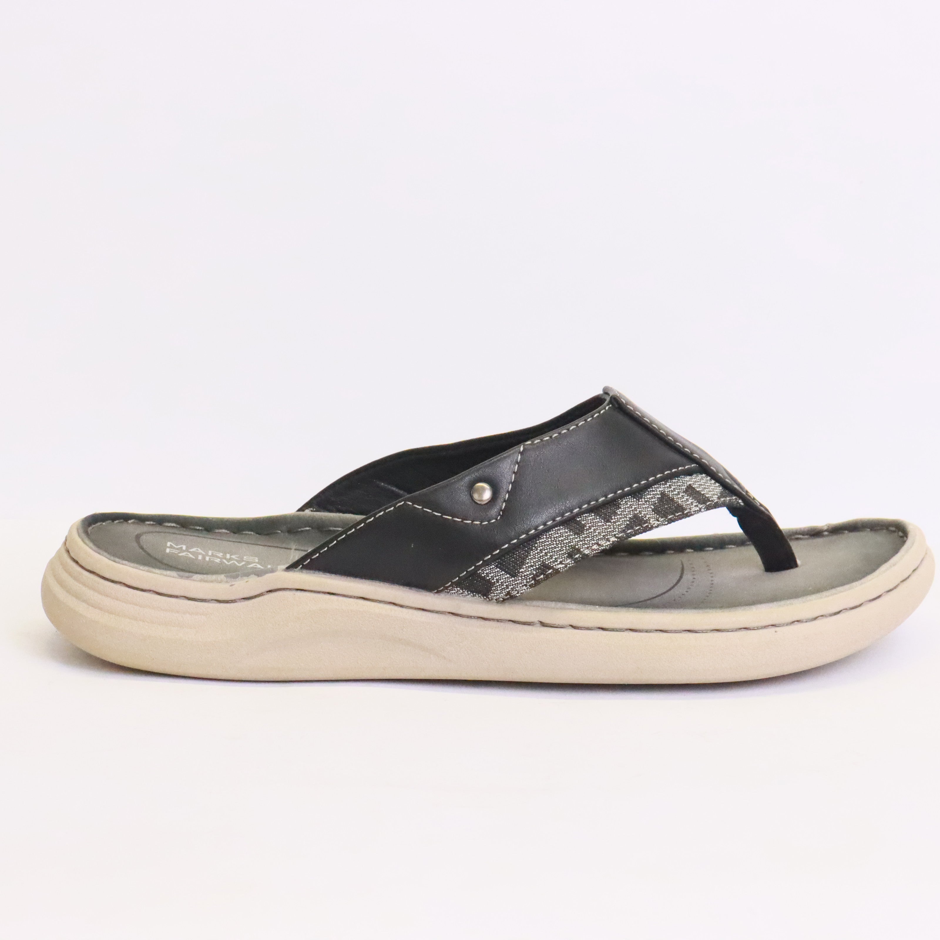 Men's black slippers - MA388