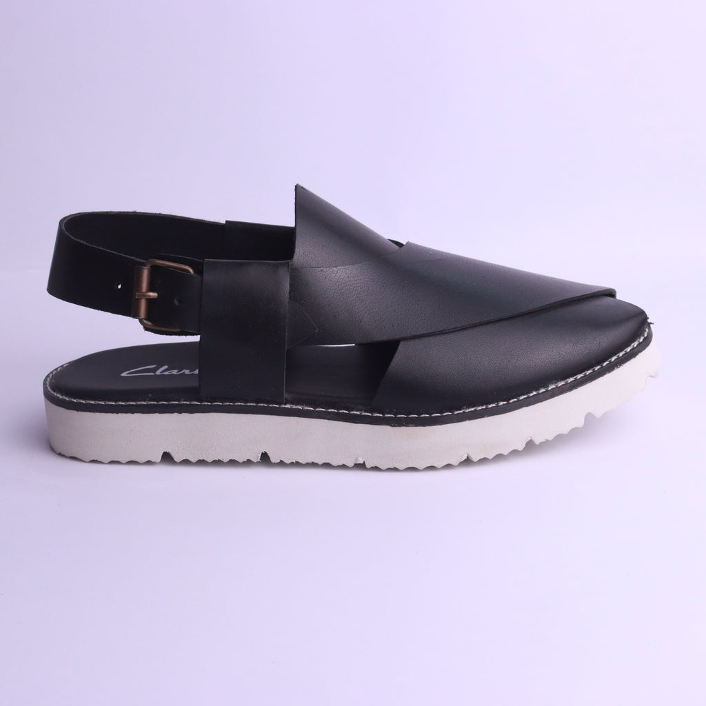 White Sole Peshawari Chappal