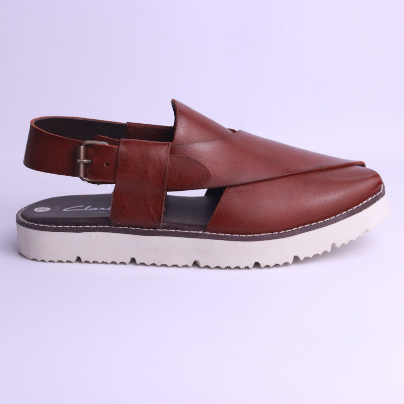 White Sole Peshawari Chappal