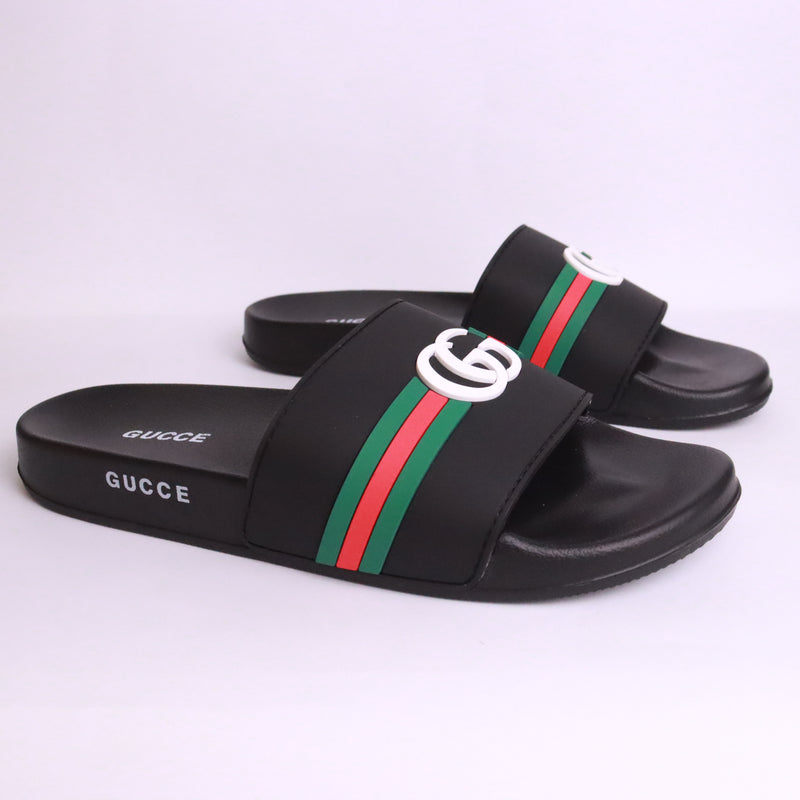 MEN SLIDES SLIP ON BLACK 