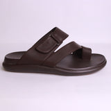 brown branded slippers for men 