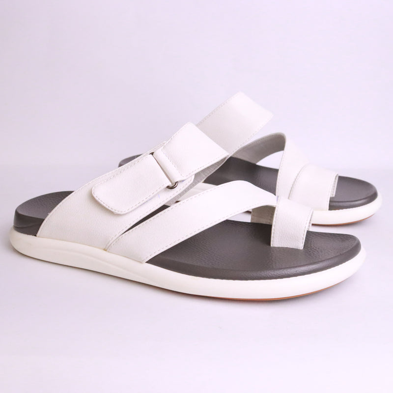 white branded slippers for men 